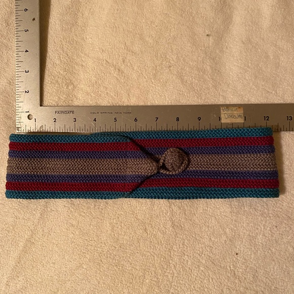 Stripe OBI Button Belt - Picture 3 of 6